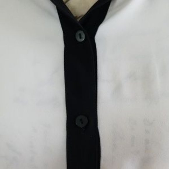 Decree black and white button down blouse - Picture 5 of 8